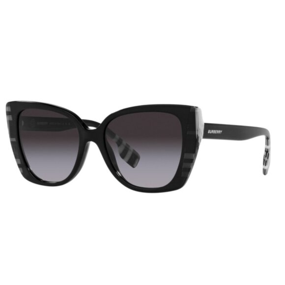 Burberry Meryl Grey Gradient Butterfly Ladies Sunglasses - Picture 1 of 4